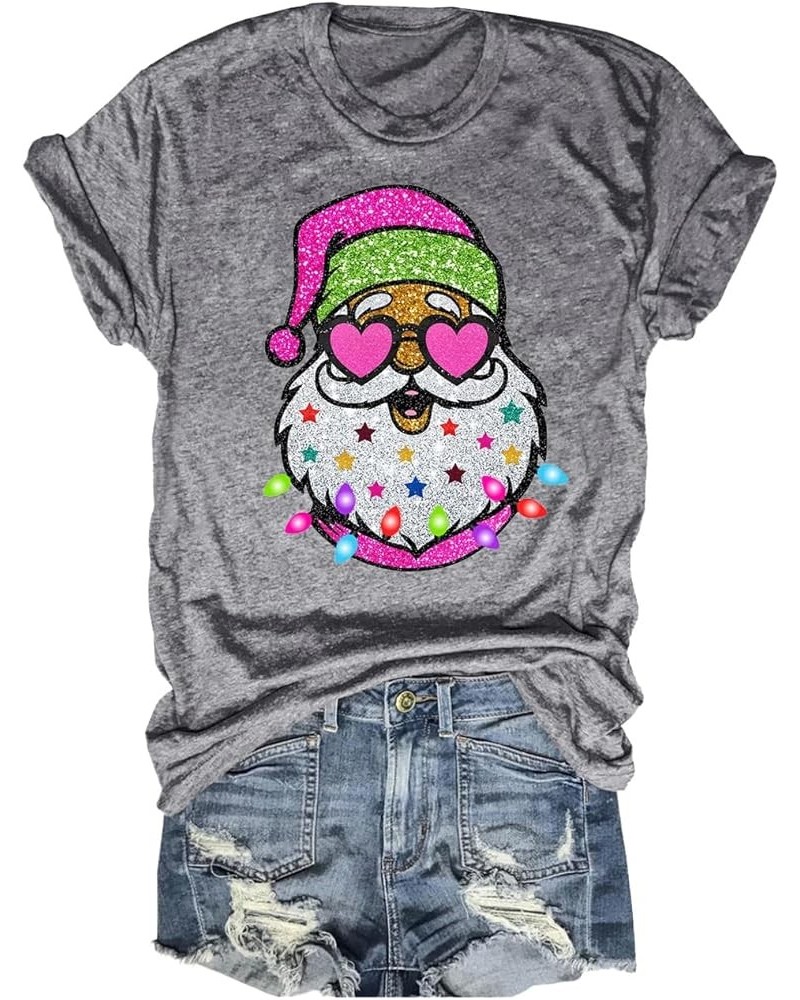 Winter T-Shirt for Women Family Christmas Party Tops Funny Xmas Baby It's Cold Outside Snowman Graphic Tees 1030-grey $11.39 ...