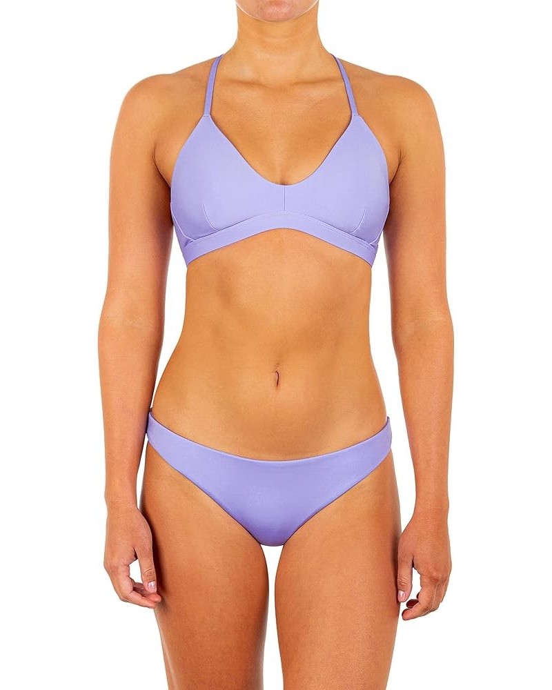 Women's Standard Adjustable Bikini Top Violet $16.27 Swimsuits