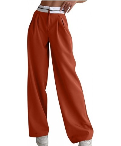 Wide Leg Pants for Women Summer/Fall Plus Flowy Pants Palazzo Pants Casual Business Casual Pants Womens Pants Dressy 02 Red $...