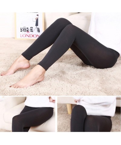 Faux Leather Leggings Pants Elastic Denim Color Women Pocket Button High Pants Faux Leather Leggings Grey 6 $7.68 Leggings