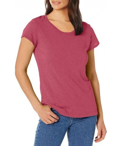 Women's Slub Crewneck Tee Bordo $36.96 T-Shirts