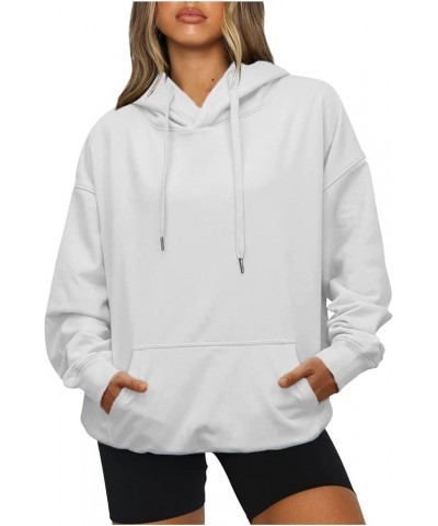 Womens Camo Hoodie Oversized Hooded Sweatshirts Pullover Loose Fit Maple Leaf Print Tops Fall Clothes with Pockets E-white $7...