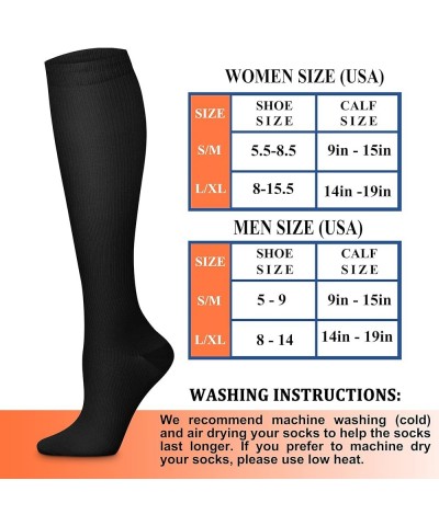 Copper Compression Socks (8 Pairs) 15-20 mmHg Circulation is Best Athletic & Daily for Men & Women, Running, Climbing 06 Colo...