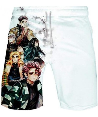 Anime 3D Printed Beach Shorts Swim Trunks for Demon Slayer Summer Boardshorts Jersey Short Pants 1119-29 $9.66 Swimsuits