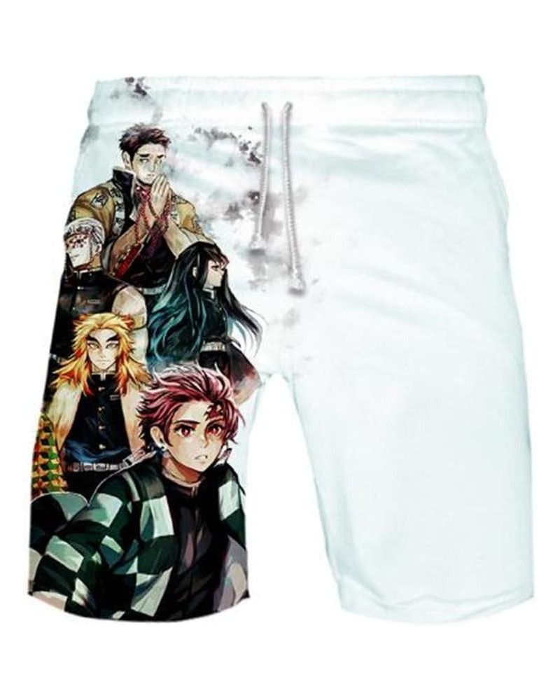 Anime 3D Printed Beach Shorts Swim Trunks for Demon Slayer Summer Boardshorts Jersey Short Pants 1119-29 $9.66 Swimsuits