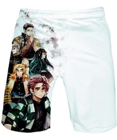 Anime 3D Printed Beach Shorts Swim Trunks for Demon Slayer Summer Boardshorts Jersey Short Pants 1119-29 $9.66 Swimsuits