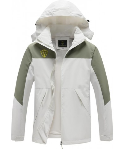 Rain Jacket for Women, Women's Waterproof Lightweight Rain Jackets Packable Raincoat Windbreaker Coat with Hood Off-white $17...