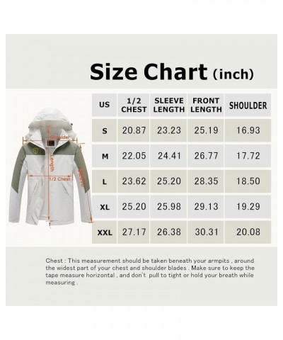 Rain Jacket for Women, Women's Waterproof Lightweight Rain Jackets Packable Raincoat Windbreaker Coat with Hood Off-white $17...