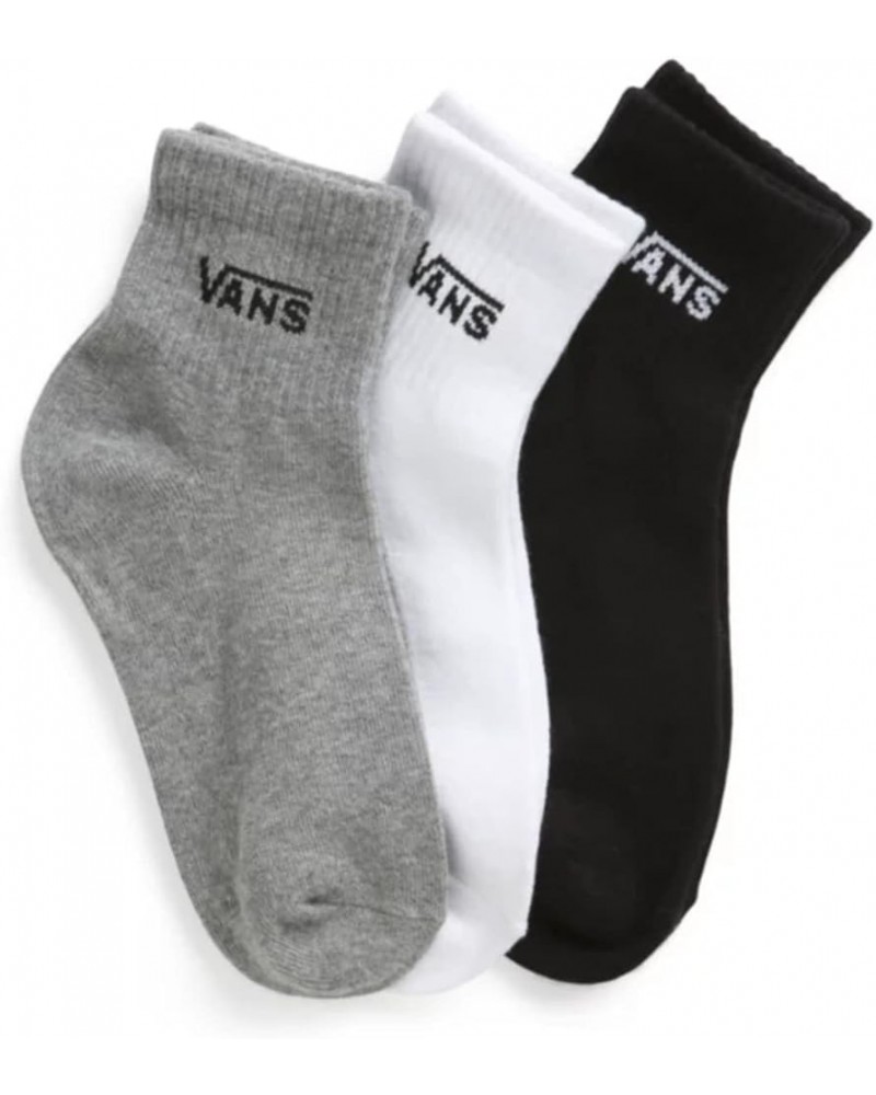 Vans, Women's Half Crew Socks, 3 Pair Pack Assorted $13.20 Activewear