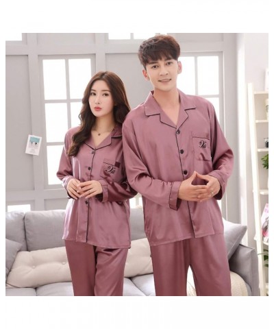 Silk Pajamas for Women Set Long Sleeve Womens Pajama Sets Cotton Shorts Womens Loungewear Set Soft Pink 3 $13.35 Sleep & Lounge