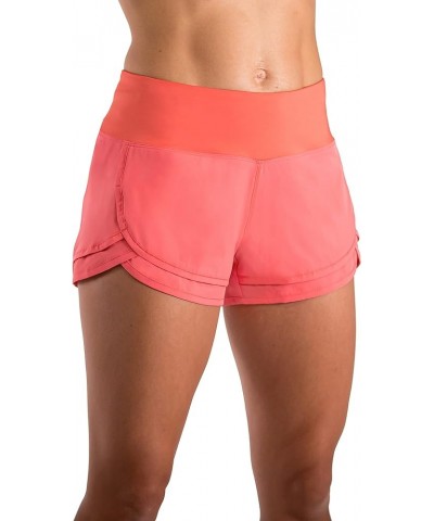 Women's Lightweight Running Shorts with Mesh Linner 3" WOD Workout Athletic Shorts for Women with Phone Pocket Coral $17.99 A...