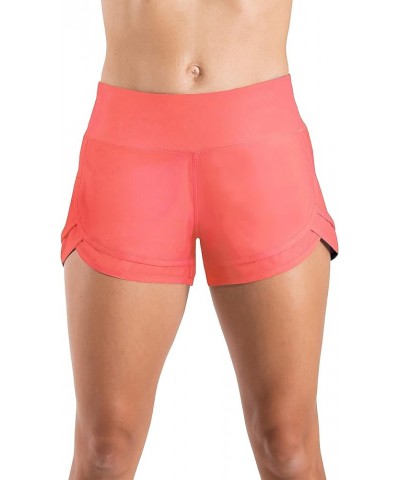 Women's Lightweight Running Shorts with Mesh Linner 3" WOD Workout Athletic Shorts for Women with Phone Pocket Coral $17.99 A...