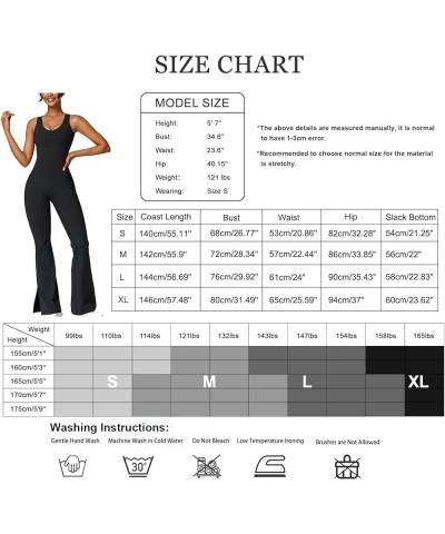 Flare Workout Jumpsuits for Women One Piece Sleeveless Wide Leg Yoga Romper Sexy Bodycon Casual Overalls Unitard Black $13.53...