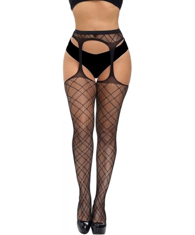 Womens High Waist Tights Fishnet Stockings Suspenders Pantyhose Mesh Thigh High Pantyhose Stockings Stockings Leggings Yl2-e ...