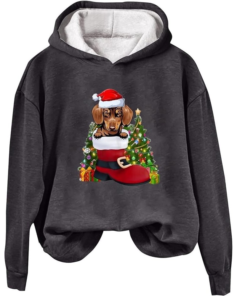 Christmas Sweatshirts for Women 2023 Funny Xmas North Pole Letter Graphic Pullover Tops Casual Long Sleeve Shirts E09-grey $8...