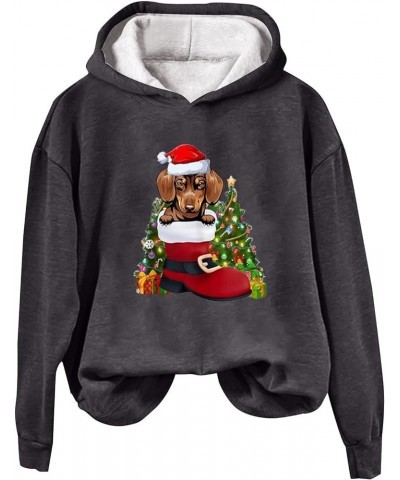 Christmas Sweatshirts for Women 2023 Funny Xmas North Pole Letter Graphic Pullover Tops Casual Long Sleeve Shirts E09-grey $8...