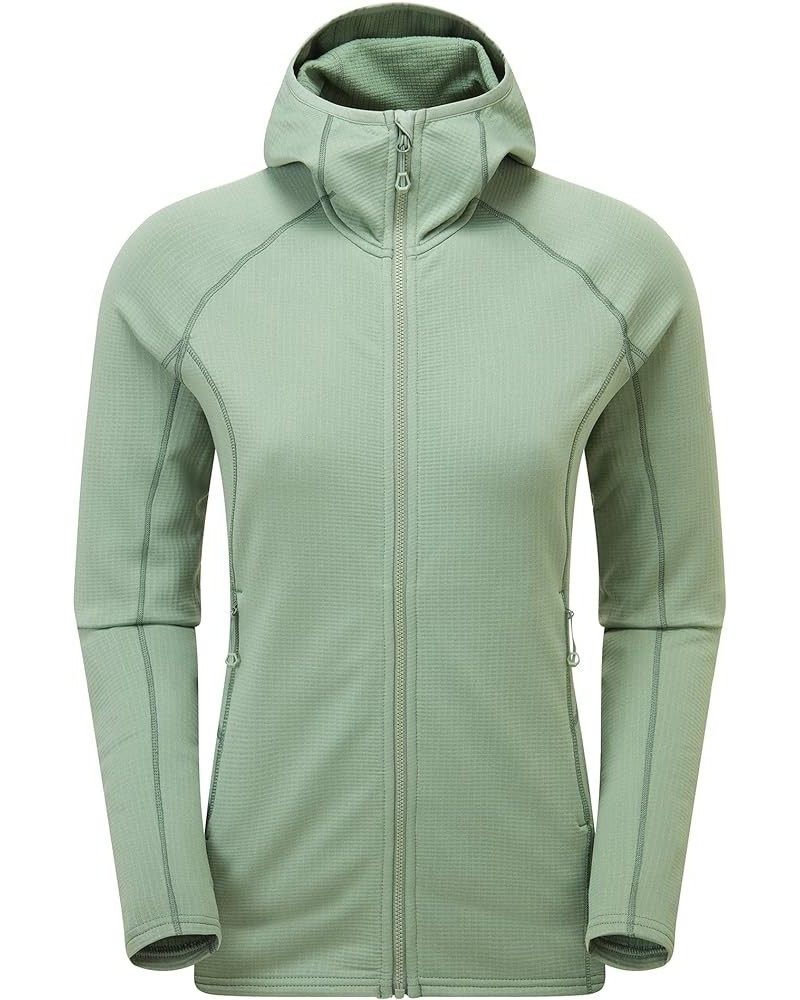 Women's Protium Midlayer Hooded Fleece for Hiking, Climbing, & Trail Running Pale Sage $35.96 Activewear