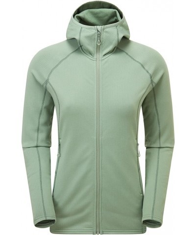 Women's Protium Midlayer Hooded Fleece for Hiking, Climbing, & Trail Running Pale Sage $35.96 Activewear