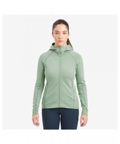 Women's Protium Midlayer Hooded Fleece for Hiking, Climbing, & Trail Running Pale Sage $35.96 Activewear