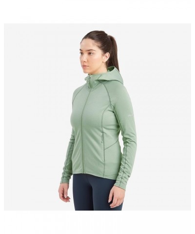 Women's Protium Midlayer Hooded Fleece for Hiking, Climbing, & Trail Running Pale Sage $35.96 Activewear