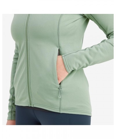 Women's Protium Midlayer Hooded Fleece for Hiking, Climbing, & Trail Running Pale Sage $35.96 Activewear