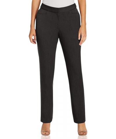 Women's Curvy Gabardine Slim Leg Stretch Dress Pant, 32-inch Inseam, Pull-on, with Pockets (Size 4-16) Graphite $13.86 Pants