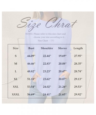 Sweatshirts for Women Long Sleeve Crewneck Curved Hem Tunic Tops Pullovers Casual Loose Fall Winter T-Shirts Blouse 3-blue $6...