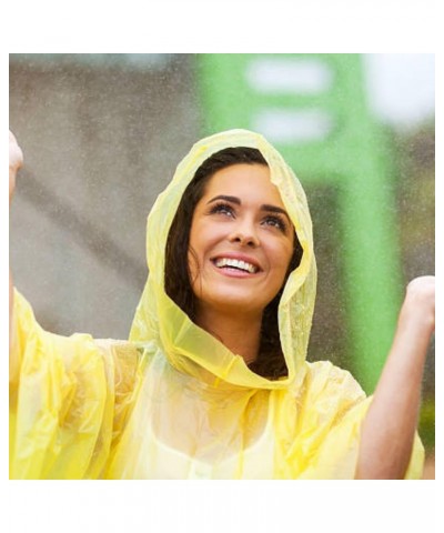 Disposable Rain Ponchos. Rain Ponchos Suited for Men and Women. Yellow (10 Packs) $11.07 Coats