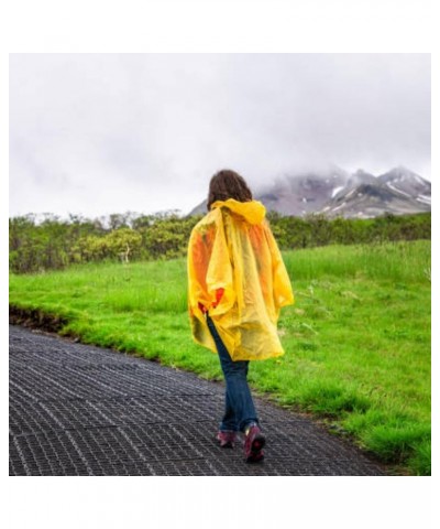 Disposable Rain Ponchos. Rain Ponchos Suited for Men and Women. Yellow (10 Packs) $11.07 Coats