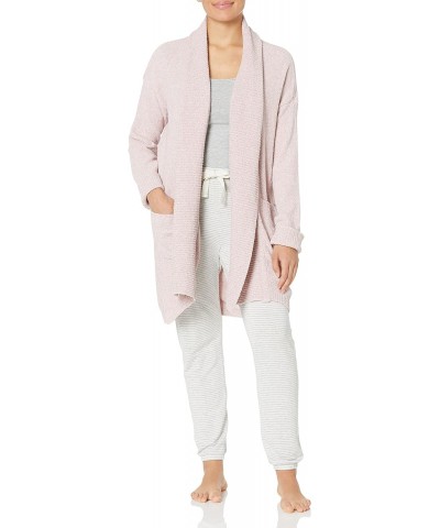 Women's Aura-Heather Rib Cardigan Length 31", Blush, Medium $27.90 Sweaters