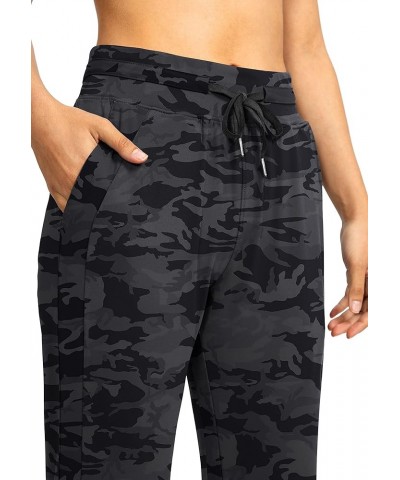 Women's Joggers Pants with Zipper Pockets High Waisted Athletic Tapered Sweatpants for Women Workout Lounge Black Camo $19.23...