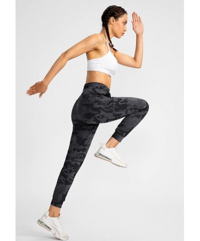 Women's Joggers Pants with Zipper Pockets High Waisted Athletic Tapered Sweatpants for Women Workout Lounge Black Camo $19.23...