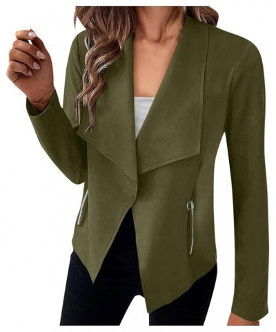 Women Blazers for Work Casual Long Sleeve Open Front Jacket Coat Work Office Business Notched Collar Jacket Work Suit 231-akv...