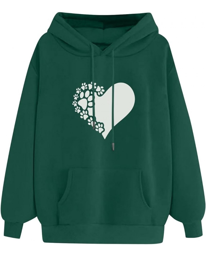 Womens Hoodies Graphic Cute Heartbeat Sweashirts for Teen Girls Oversized Pullover Casual Trendy Long Sleeve Hoodie Womens Ho...