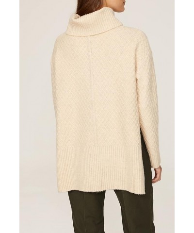 RTR Design Collective Marled Turtleneck Sweater Off-white $19.51 Sweaters