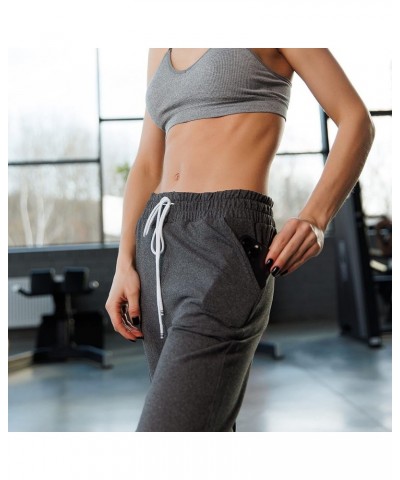 Womens Sweatpants with Pockets - Joggers for Women Sport Pants Trousers for Women Pure Color Pure Grey $7.69 Pants