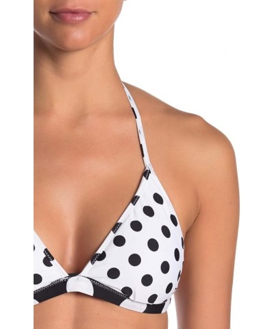 Women's Standard Triangle Bra Bikini Swimsuit Top Black // Dot Dot Goose $29.96 Swimsuits