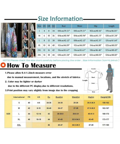 Casual Sleeveless Jumpsuits for Womens Loose Printed Summer Boho Bib Overalls Wide Leg Sling Beach Strap Rompers Multicolor-4...