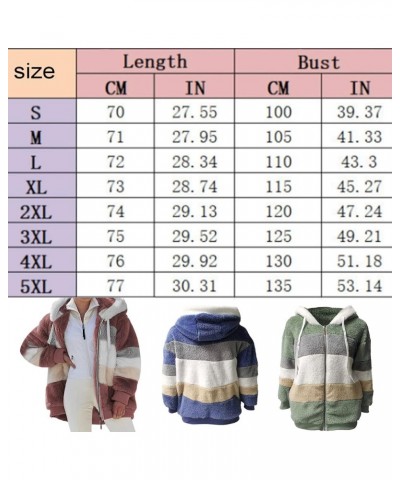 Womens Fleece Jackets Plush Hoodie Coats Winter Warm Sweatshirts Teddy Hooded Jumper Oversized Cardigan With Pocket Brick Red...