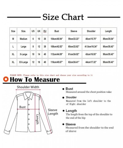 Women's Winter Jackets Coats Thick Lined Warm Overcoat Long Sleeve Hooded Puffer Down Zip Up Button Overcoat Winter Coats for...