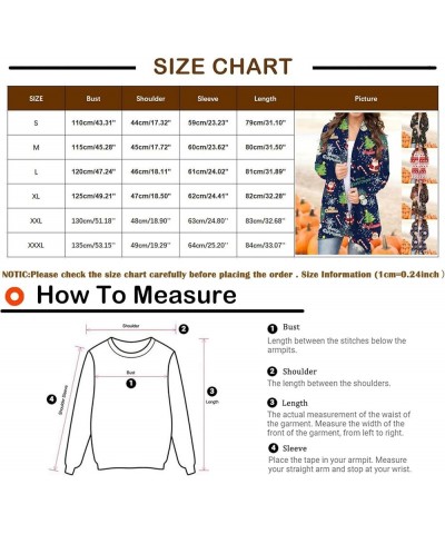 Christmas Cardigan for Women 2023 Comfy Casual Lightweight Open Front Cardigan Long Sleeve Graphic Tops Shirts Christmas Card...