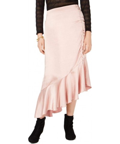 Womens Satin Party Midi Skirt Pink 6 $11.64 Skirts