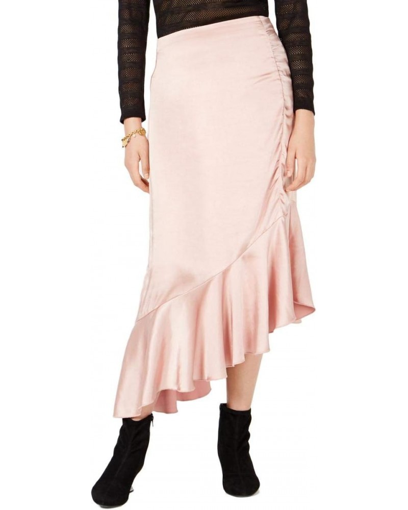 Womens Satin Party Midi Skirt Pink 6 $11.64 Skirts