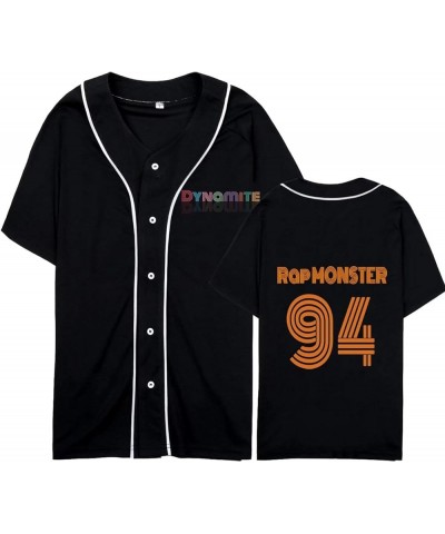 Kpop Jungkook Shirt Suga Jimin V Jhope Rap Jin Love Yourself Baseball Jersey Shirt Merch Black-rap Monster 94 $12.56 T-Shirts