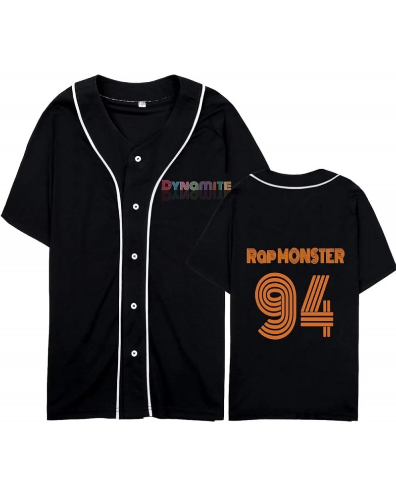 Kpop Jungkook Shirt Suga Jimin V Jhope Rap Jin Love Yourself Baseball Jersey Shirt Merch Black-rap Monster 94 $12.56 T-Shirts