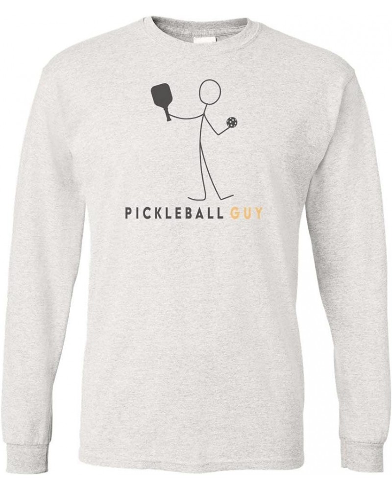 Pickle Ball Shirt/Pickleball Guy/Sublimated Design/Funny Sports Tee/Gift for Him Long Sleeve Ash $10.60 T-Shirts