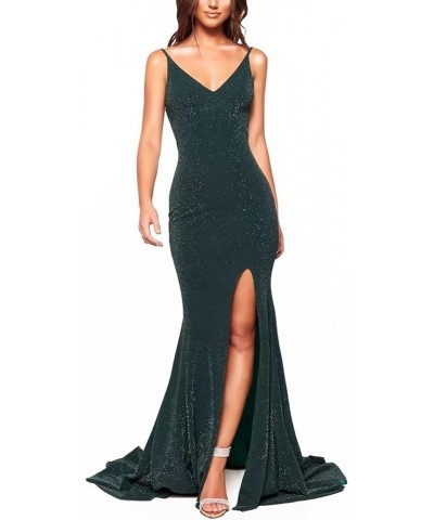 Women's Prom Dress Long High Slit Mermaid Formal Evening Gown for Wedding Burnt Orange $33.47 Dresses