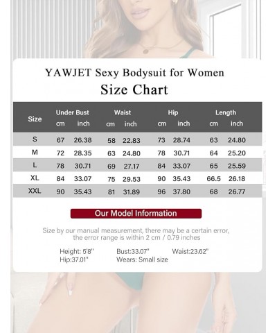 Bodysuits for Women Sexy Deep V Shapewear Bodysuits Ribbed Snap Crotch Thong Clubwear Going Out Bodysuits Tops B - Blue $8.84...