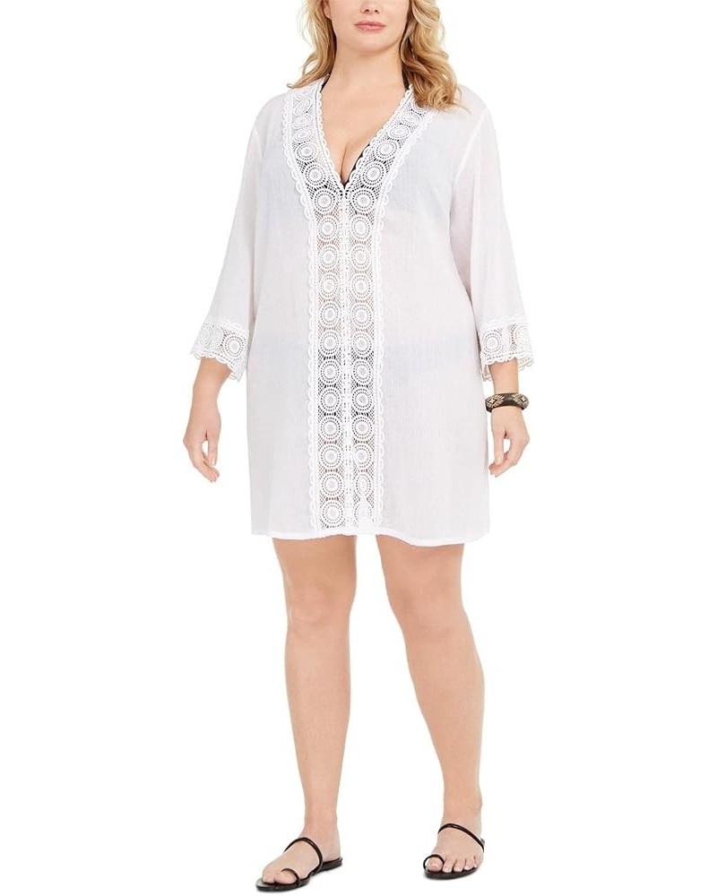 Women's Tunic Swimsuit Cover Up Wht//Island Fare $9.22 Swimsuits