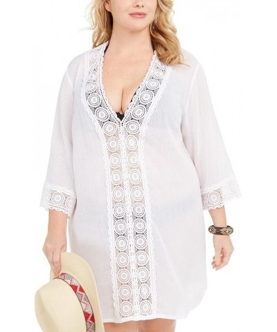 Women's Tunic Swimsuit Cover Up Wht//Island Fare $9.22 Swimsuits